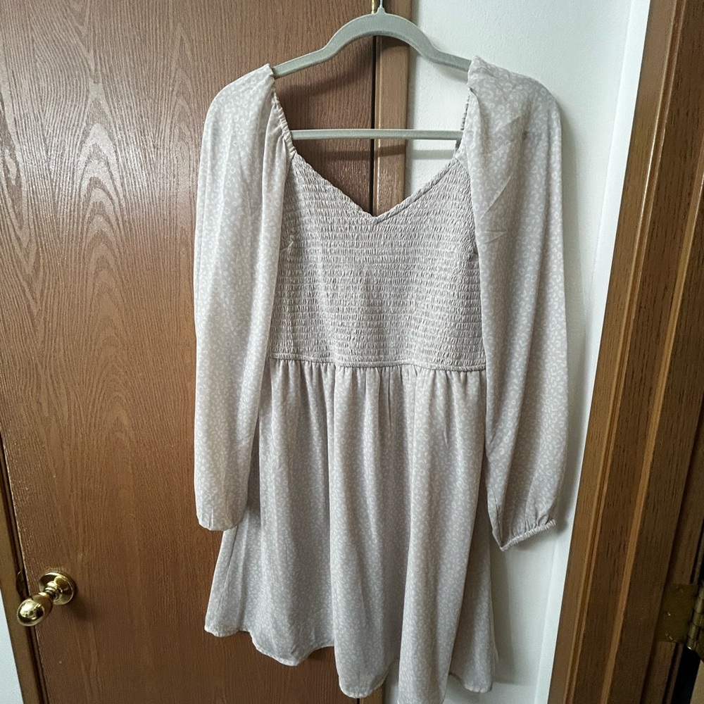 Leopard chiffon Dress